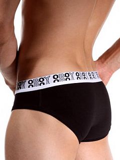 Мужские черные трусы мини Oboy Individual 4770c01 распродажа